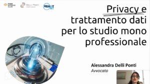 Privacy e trattamento dati per lo studio professionale