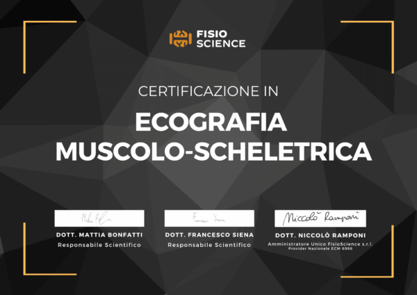 CERTIFICAZIONE-ECOGRAFIA-1 Certificate in Ecografia Muscolo-Scheletrica