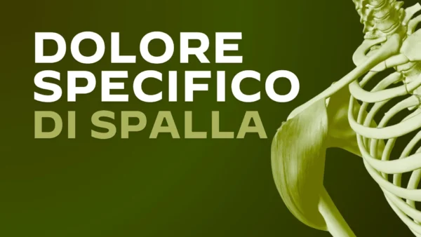 Dolore Specifico di spalla Dolore Specifico di Spalla: Valutazione, gestione e riabilitazione del paziente con spalla dolorosa. Dalla rigidità all'instabilità