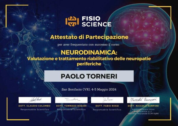 attestato-neurodinamica attestato neurodinamica fisioscience corso ecm fisioterapisti